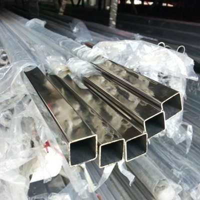 Seamless Square SS Welded Pipe TP 304 316L 410 0.8mm
