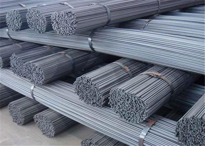HRB400 Grade Deformed Steel Bars , ASTM Construction Iron Rod Length 12m