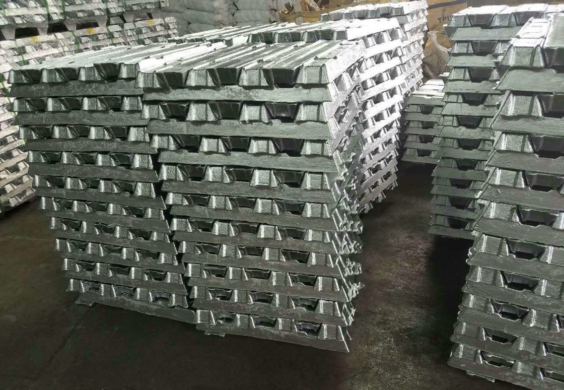 Grade ADC12 Pure Aluminum Ingot / Industry Aluminum Ingots For Casting